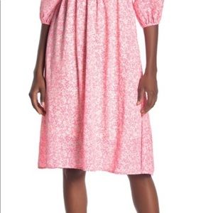Superfoxx Smock Dress-Bright Pink